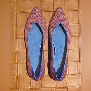 Rothy’s Tangerine Triple Stitch Points 9.5